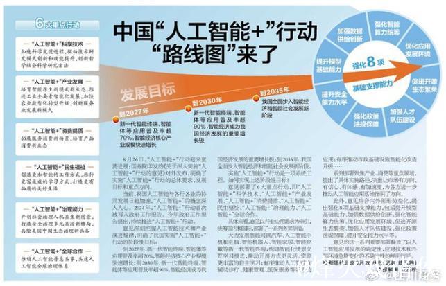 新华鲜报|重大部署！中国“人工智能+”行动“路线图”来了